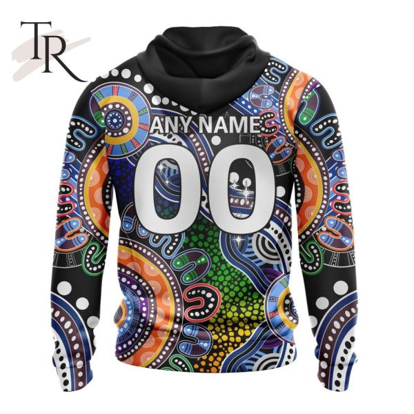 Personalized AFL Richmond Tigers Special Indigenous Design Hoodie 3D