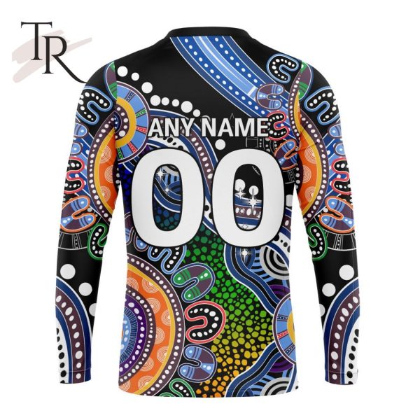 Personalized AFL Richmond Tigers Special Indigenous Design Hoodie 3D