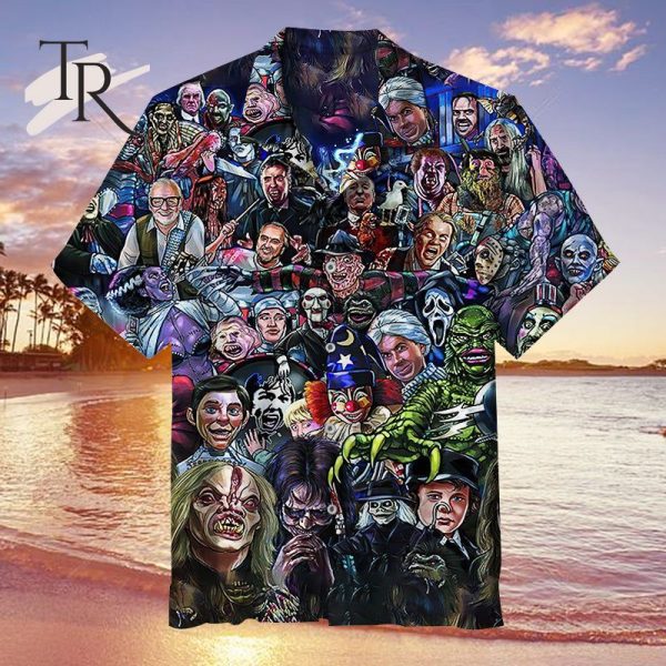 Horror movie characters collection Unisex Hawaiian Shirt