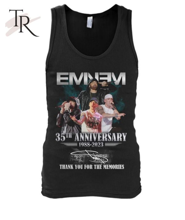 Eminem 35th Anniversary 1988 – 2023 Thank You For The Memories T-Shirt – Limited Edition