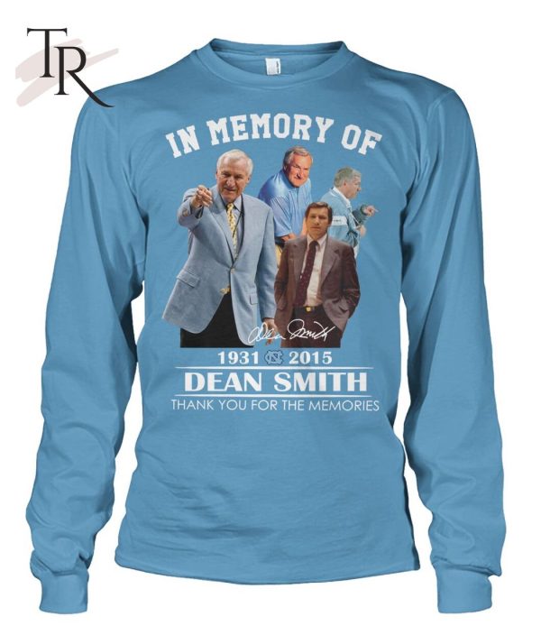 In Memory Of 1931 – 2015 Dean Smith Thank You For The Memories T-Shirt – Limited Edition