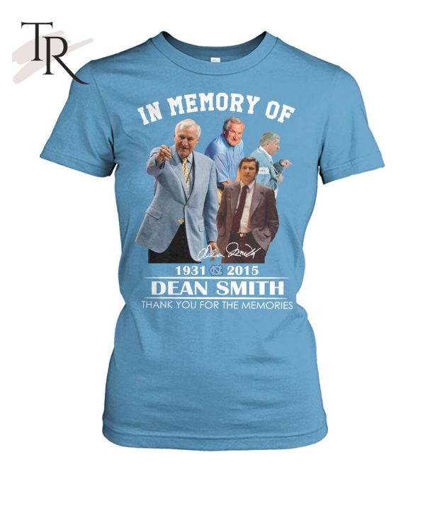 In Memory Of 1931 – 2015 Dean Smith Thank You For The Memories T-Shirt – Limited Edition