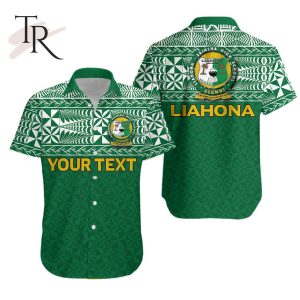 Custom Personalised Liahona Tonga Hawaiian Shirt – Tongan Pattern