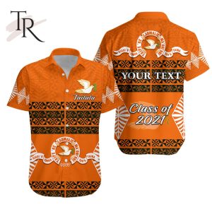 Custom Personalised Tailulu College Hawaiian Shirt Tonga Pattern – Class Year and Your Text