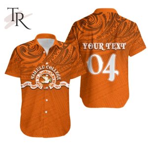 Custom Personalised Tailulu College Hawaiian Shirt Tonga Polynesian