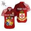 Custom Personalised Tonga Beulah College Hawaiian Shirt Simple Style, Custom Text And Number