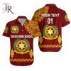 Custom Personalised Tonga Vava’u High School Hawaiian Shirt Simple Style – Yellow, Custom Text And Number