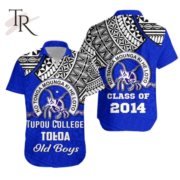 Custom Personalised Tupou College Toloa Old Boys Hawaiian Shirt – Class of Year