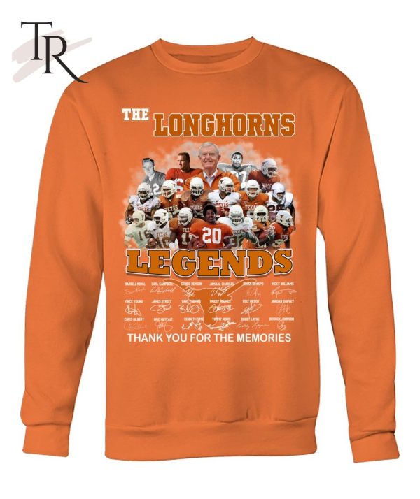 The Longhorns Legends Signature Thank You For The Memories T-Shirt – Limited Edition