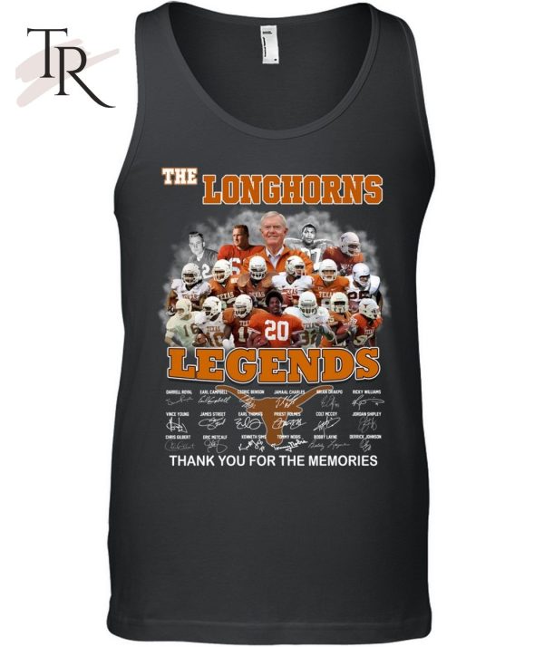 The Longhorns Legends Signature Thank You For The Memories T-Shirt – Limited Edition