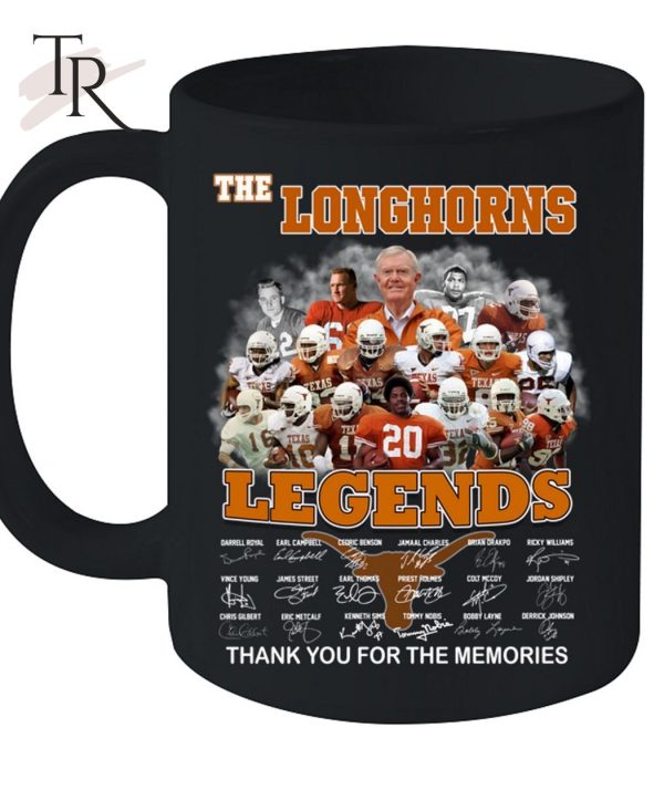 The Longhorns Legends Signature Thank You For The Memories T-Shirt – Limited Edition