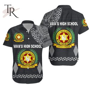 Tonga Vava’u High School Hawaiian Shirt Simple Style – Dark Grey