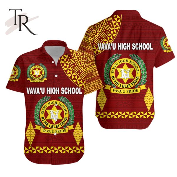 Tonga Vava’u High School Hawaiian Shirt Simple Style – Maroon