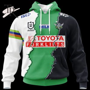 Custom Name And Number Canberra Raiders NRL 2023 Mix Jerseys Hoodie 3D