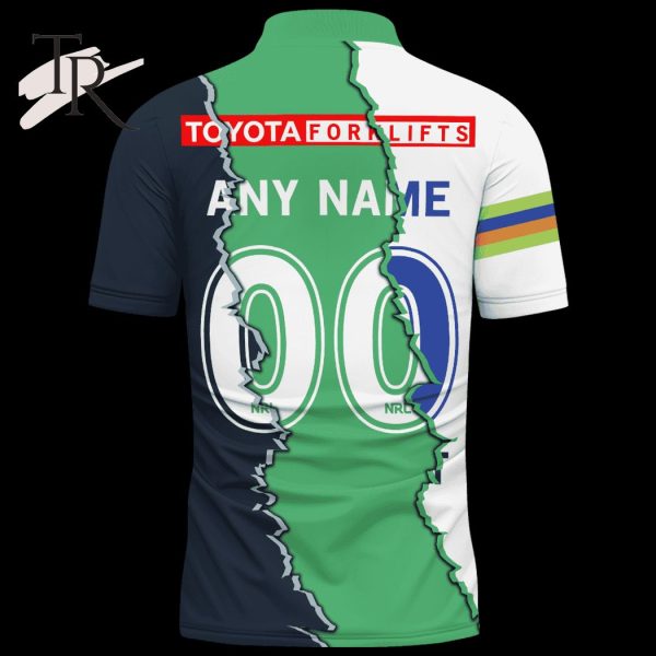 Custom Name And Number Canberra Raiders NRL 2023 Mix Jerseys Hoodie 3D