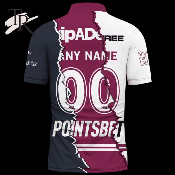 Custom Name And Number Manly Warringah Sea Eagles NRL 2023 Mix Jerseys Hoodie 3D