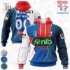 Custom Name And Number New Zealand Warriors NRL 2023 Mix Jerseys Hoodie 3D