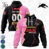 Custom Name And Number South Sydney Rabbitohs NRL 2023 Mix Jerseys Hoodie 3D