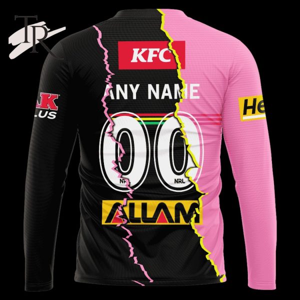 Custom Name And Number Penrith Panthers NRL 2023 Mix Jerseys Hoodie 3D