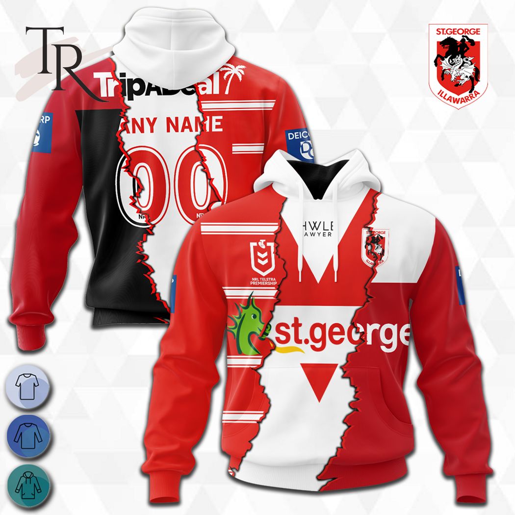 Personalised St George Illawarra Dragons Jerseys - Your Jersey