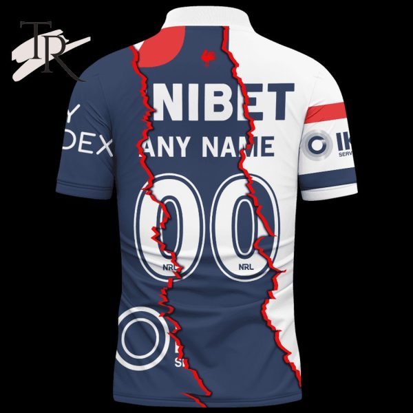 Custom Name And Number Sydney Roosters NRL 2023 Mix Jerseys Hoodie 3D