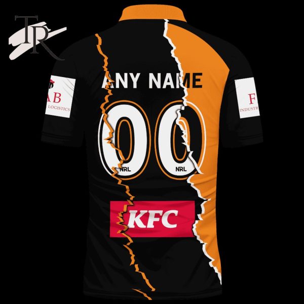 Custom Name And Number Wests Tigers NRL 2023 Mix Jerseys Hoodie 3D