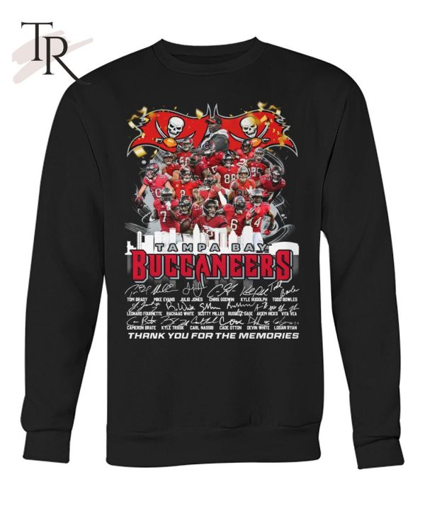 Tampa Bay Buccaneers Signature Thank You For The Memories T-Shirt – Limited Edition