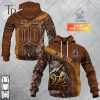 Personalized NRL New Zealand Warriors Leather leaf Style Hoodie 3D