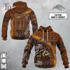 Personalized NRL St. George Illawarra Dragons Leather leaf Style Hoodie 3D