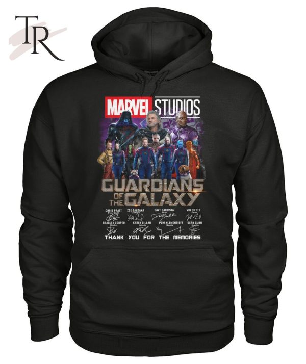 Marvel Studios Guardians Of The Galaxy Thank You For The Memories T-Shirt – Limited Edition