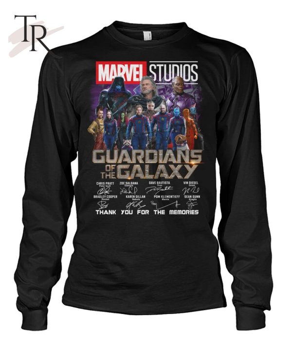 Marvel Studios Guardians Of The Galaxy Thank You For The Memories T-Shirt – Limited Edition