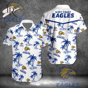 AFL West Coast Eagles Button Shirt