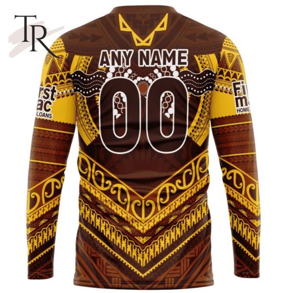 Personalized AFL Hawthorn Football Club Special Pasifika Design Hoodie 3D