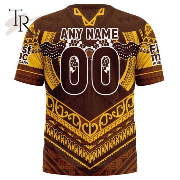 Personalized AFL Hawthorn Football Club Special Pasifika Design Hoodie 3D