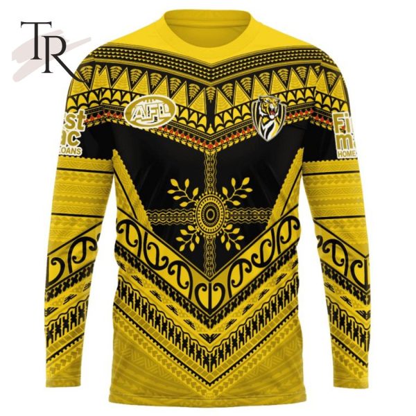 Personalized AFL Richmond Tigers Special Pasifika Design Hoodie 3D