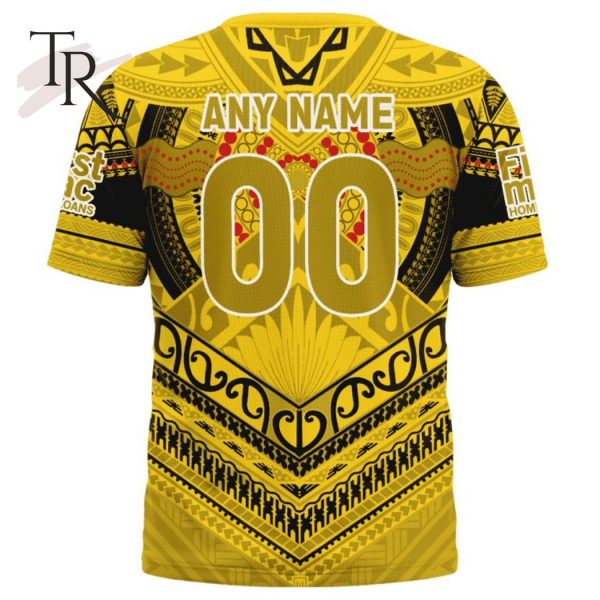 Personalized AFL Richmond Tigers Special Pasifika Design Hoodie 3D