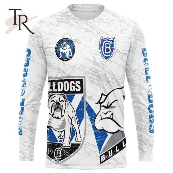 Personalized NRL Canterbury-Bankstown Bulldogs Special Retro Logo Design Hoodie 3D