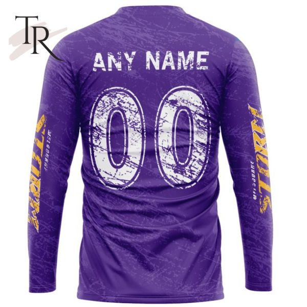 Personalized NRL Melbourne Storm Special Retro Logo Design Hoodie 3D