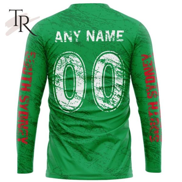 Personalized NRL South Sydney Rabbitohs Special Retro Logo Design Hoodie 3D