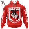 Personalized NRL South Sydney Rabbitohs Special Retro Logo Design Hoodie 3D