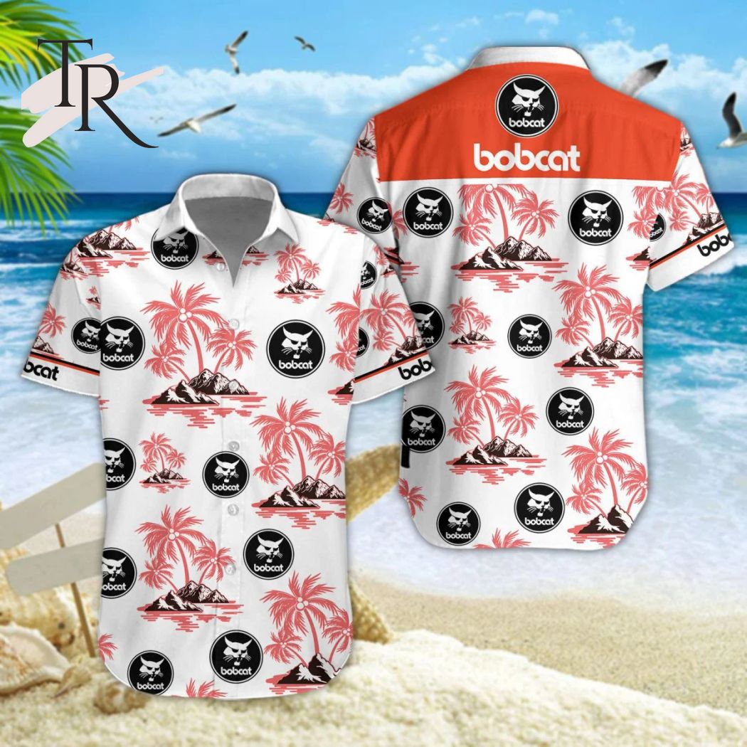 Bobcat Tractor Hawaiian Shirts - Torunstyle