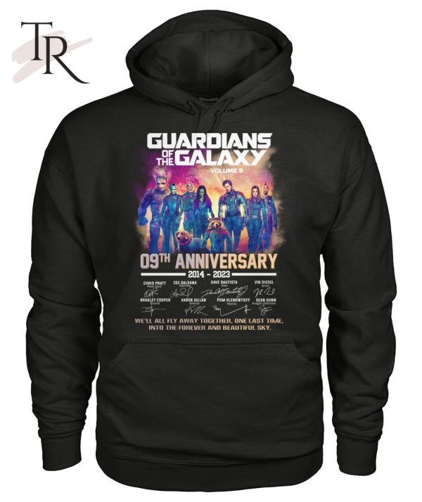 Guardians Of The Galaxy Volume 3 09th Anniversary 2014 – 2023 T-Shirt – Limited Edition