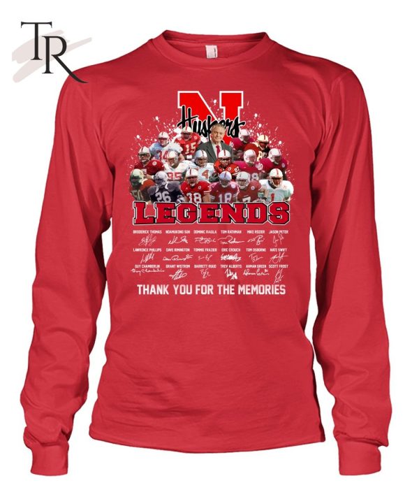 N Huskers Legends Thank You For The Memories T-Shirt – Limited Edition