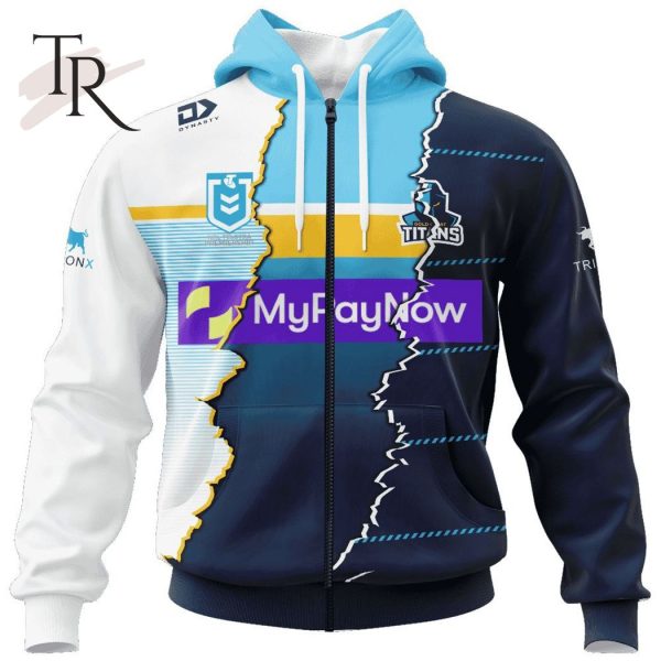 Personalized NRL Gold Coast Titans Special Mix Jersey Hoodie 3D