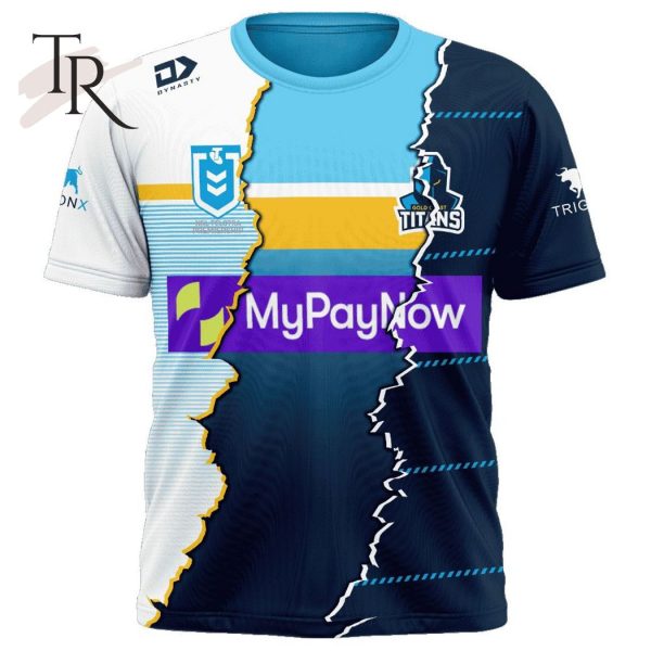 Personalized NRL Gold Coast Titans Special Mix Jersey Hoodie 3D