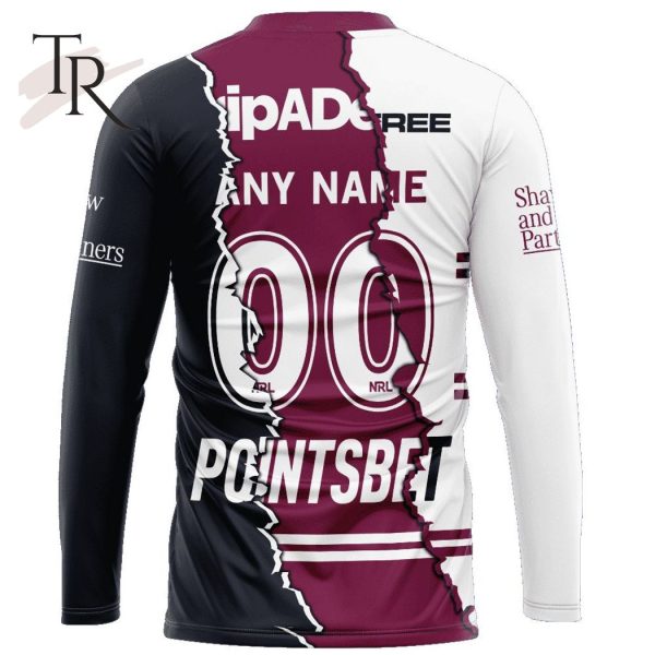 Personalized NRL Manly Warringah Sea Eagles Special Mix Jersey Hoodie 3D