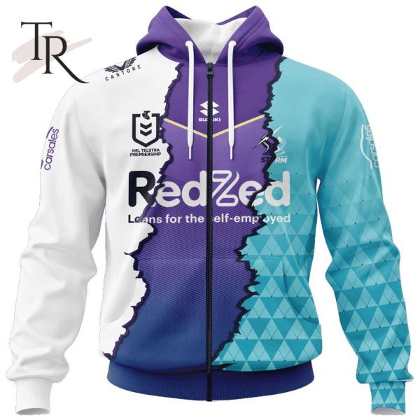 Personalized NRL Melbourne Storm Special Mix Jersey Hoodie 3D