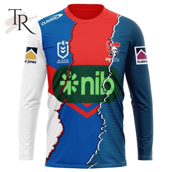 Personalized NRL Newcastle Knights Special Mix Jersey Hoodie 3D