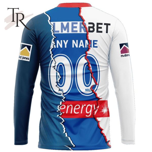 Personalized NRL Newcastle Knights Special Mix Jersey Hoodie 3D