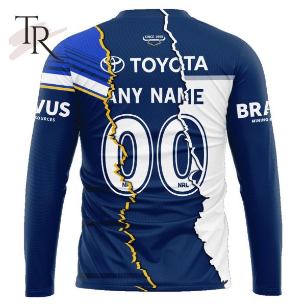 Personalized NRL North Queensland Cowboys Special Mix Jersey Hoodie 3D